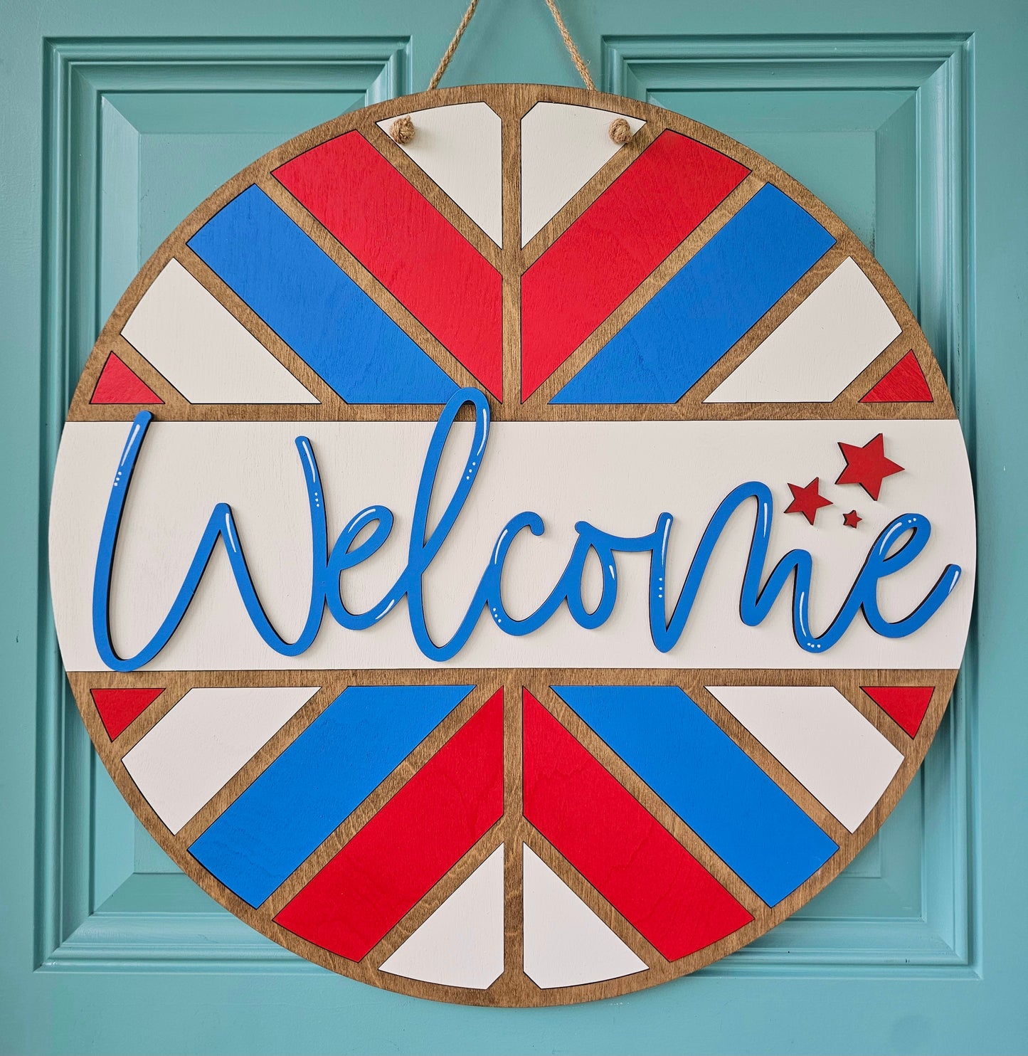Patriotic Arrow Door Hanger