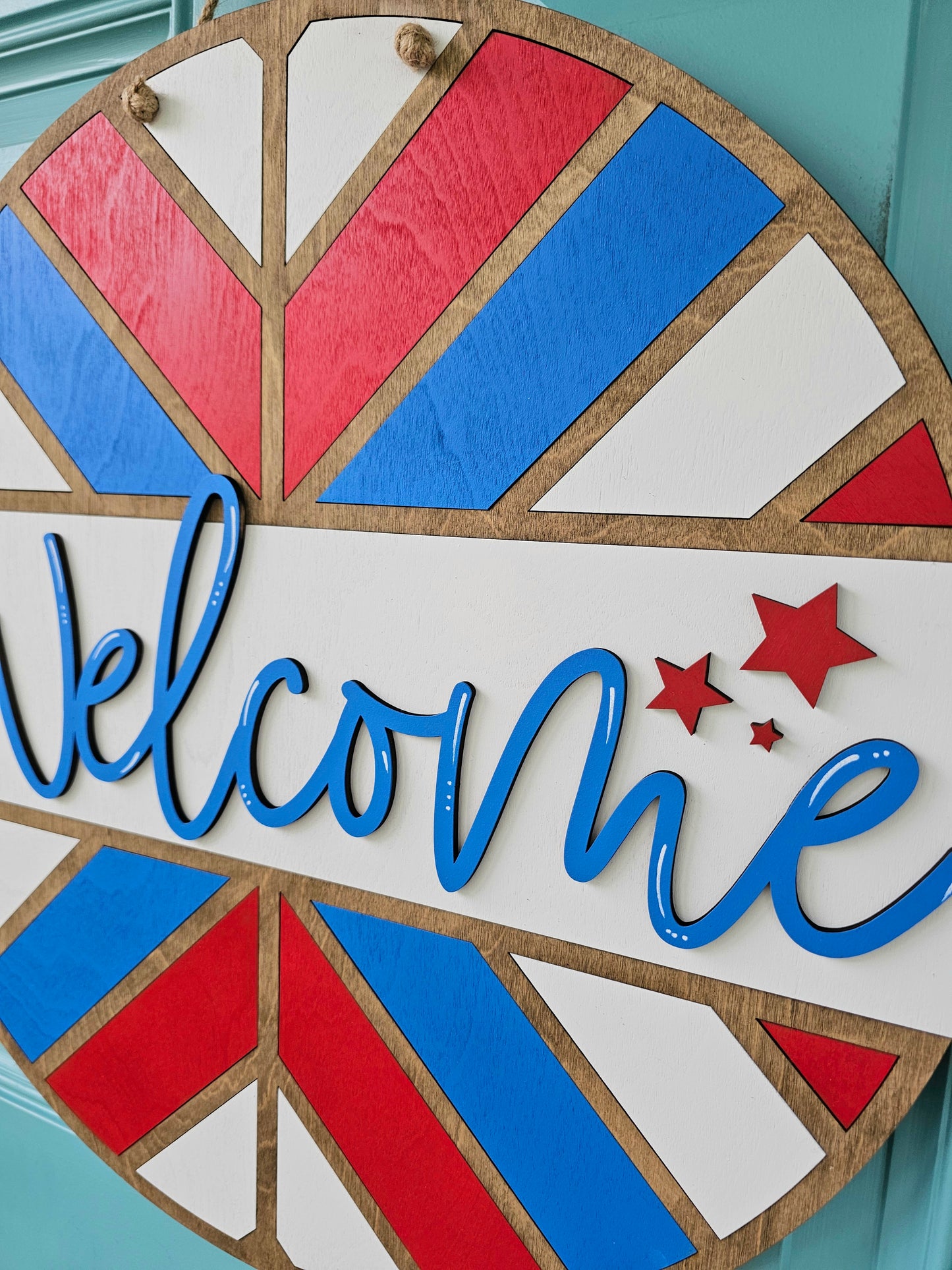 Patriotic Arrow Door Hanger