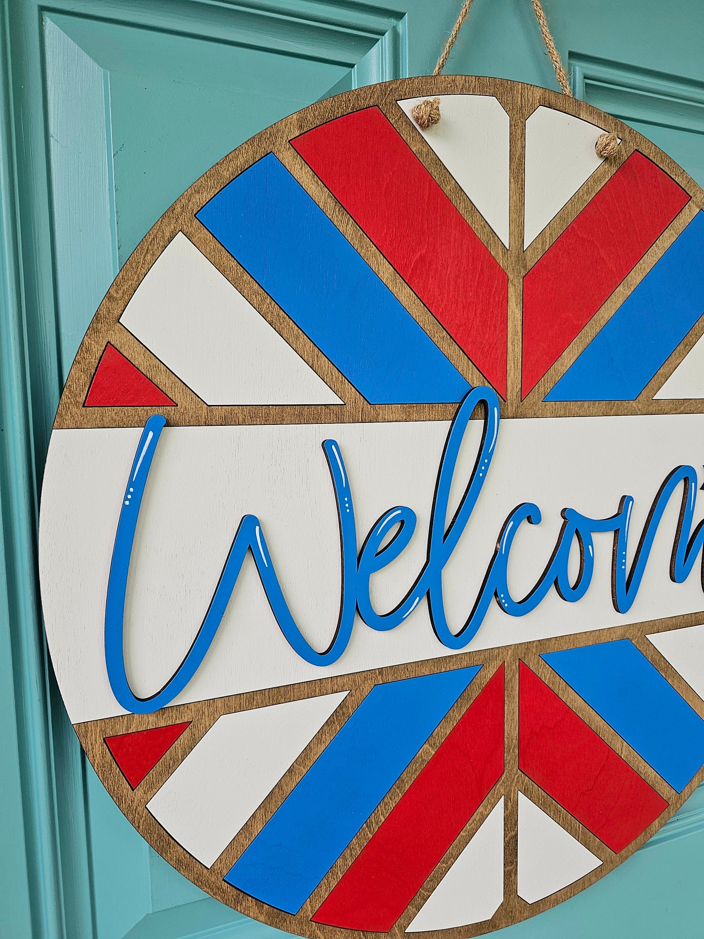 Patriotic Arrow Door Hanger