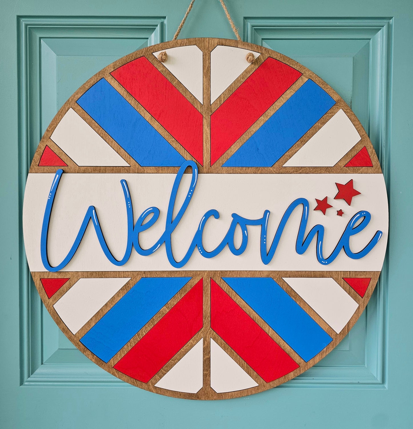 Patriotic Arrow Door Hanger