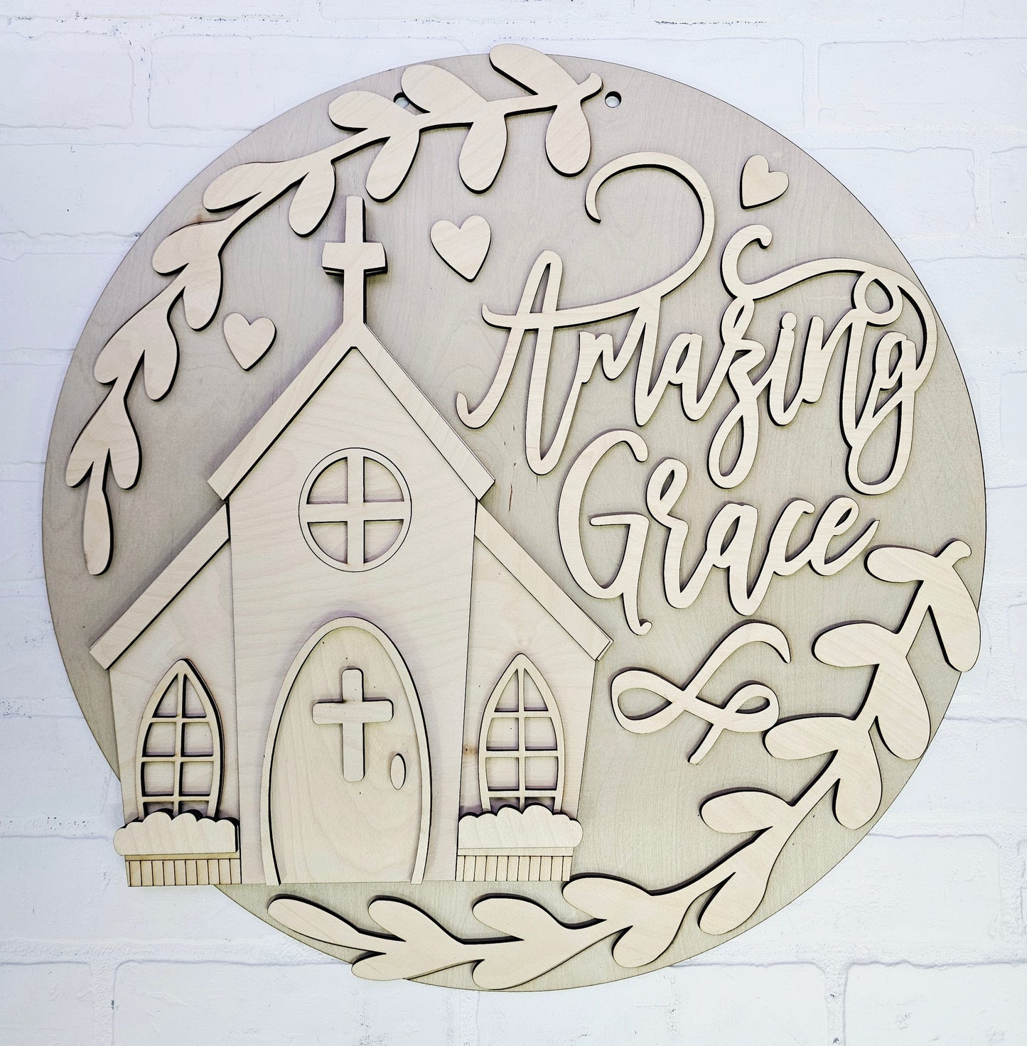 Amazing Grace Church Door Hanger