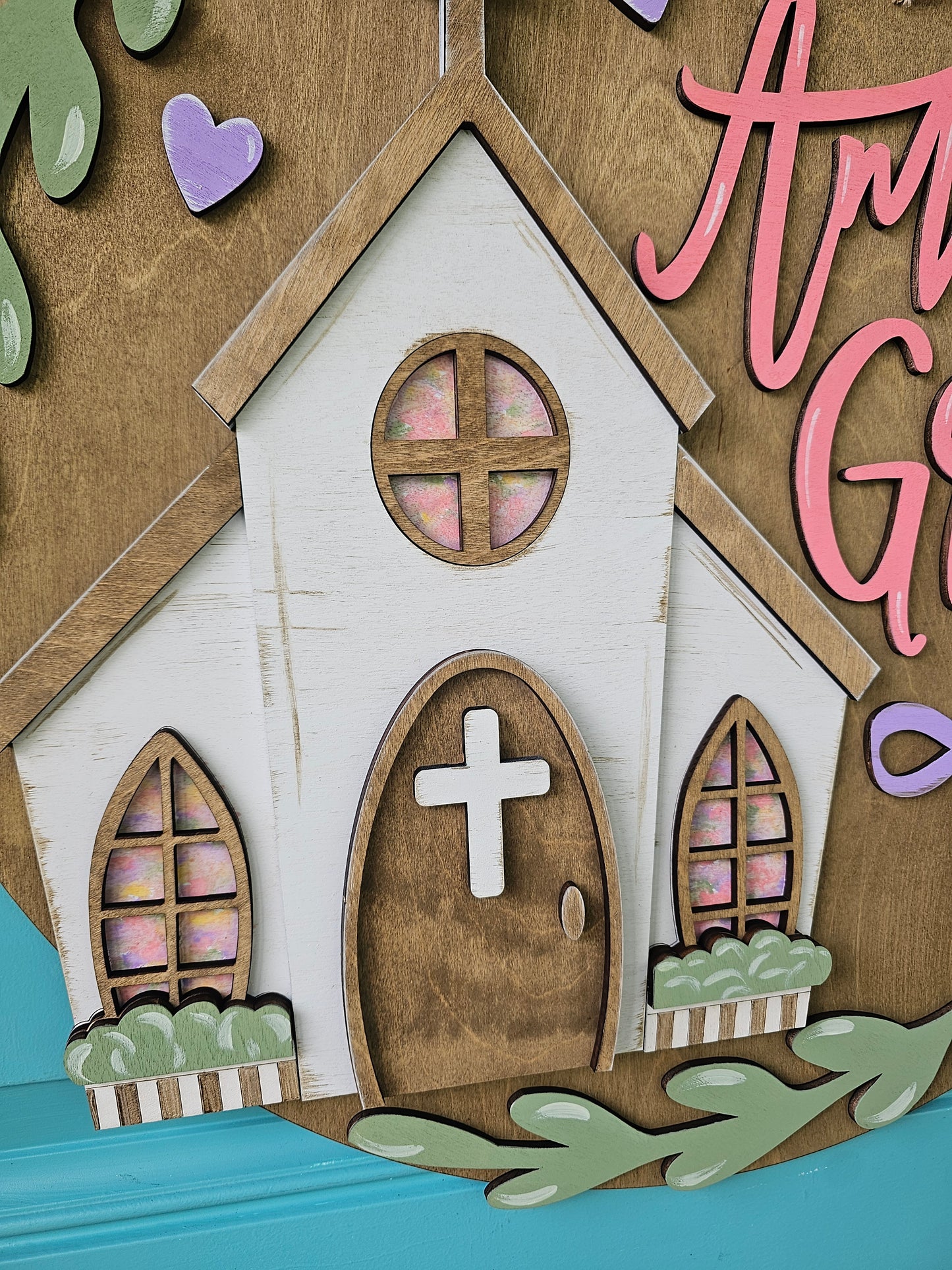 Amazing Grace Church Door Hanger
