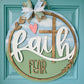 Faith Over Fear Door Hanger