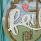 Faith Over Fear Door Hanger