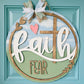 Faith Over Fear Door Hanger