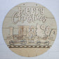 Christmas Train Door Hanger