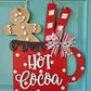Gingerbread Hot Cocoa Door Hanger