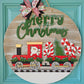 Christmas Train Door Hanger