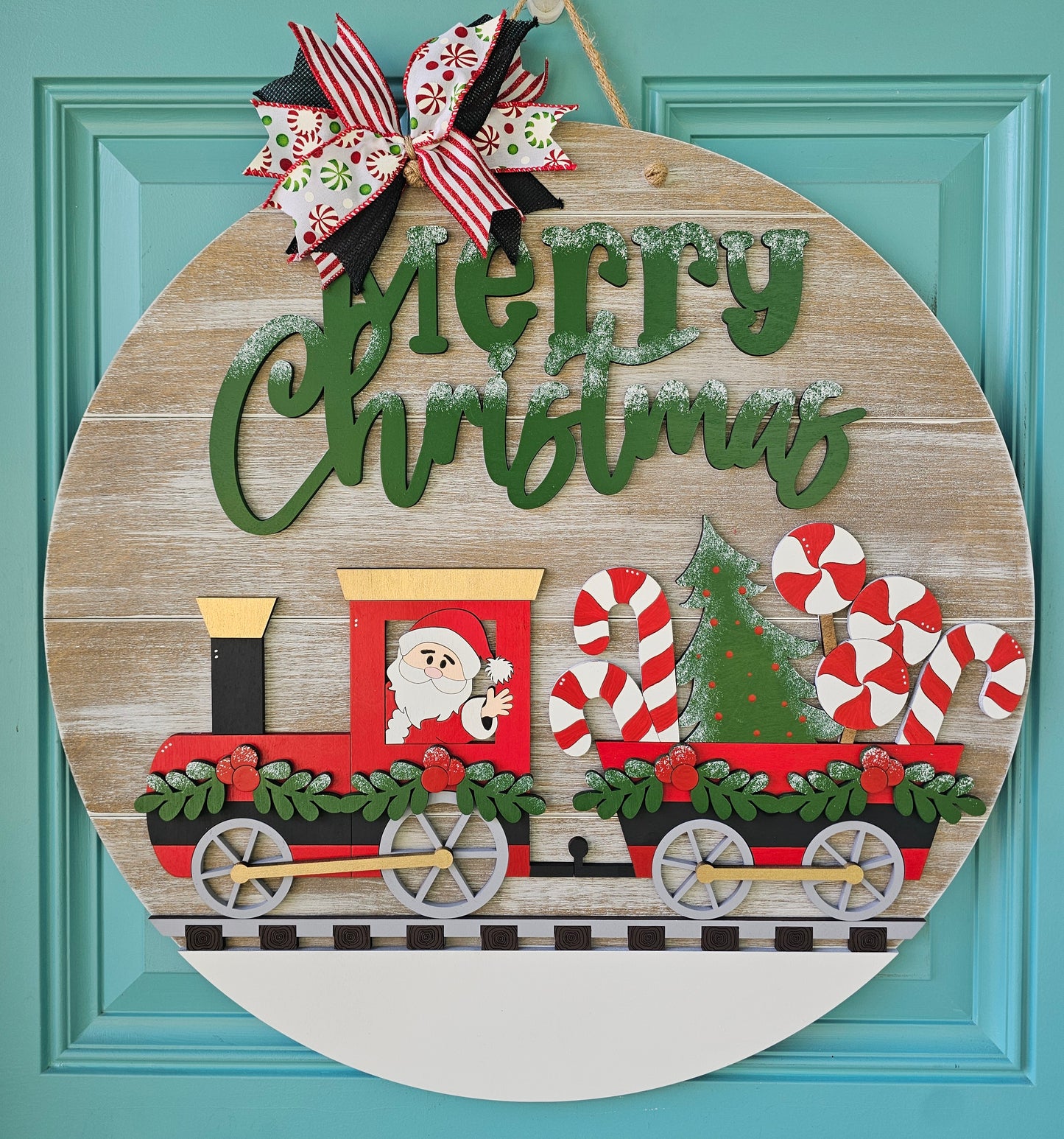 Christmas Train Door Hanger