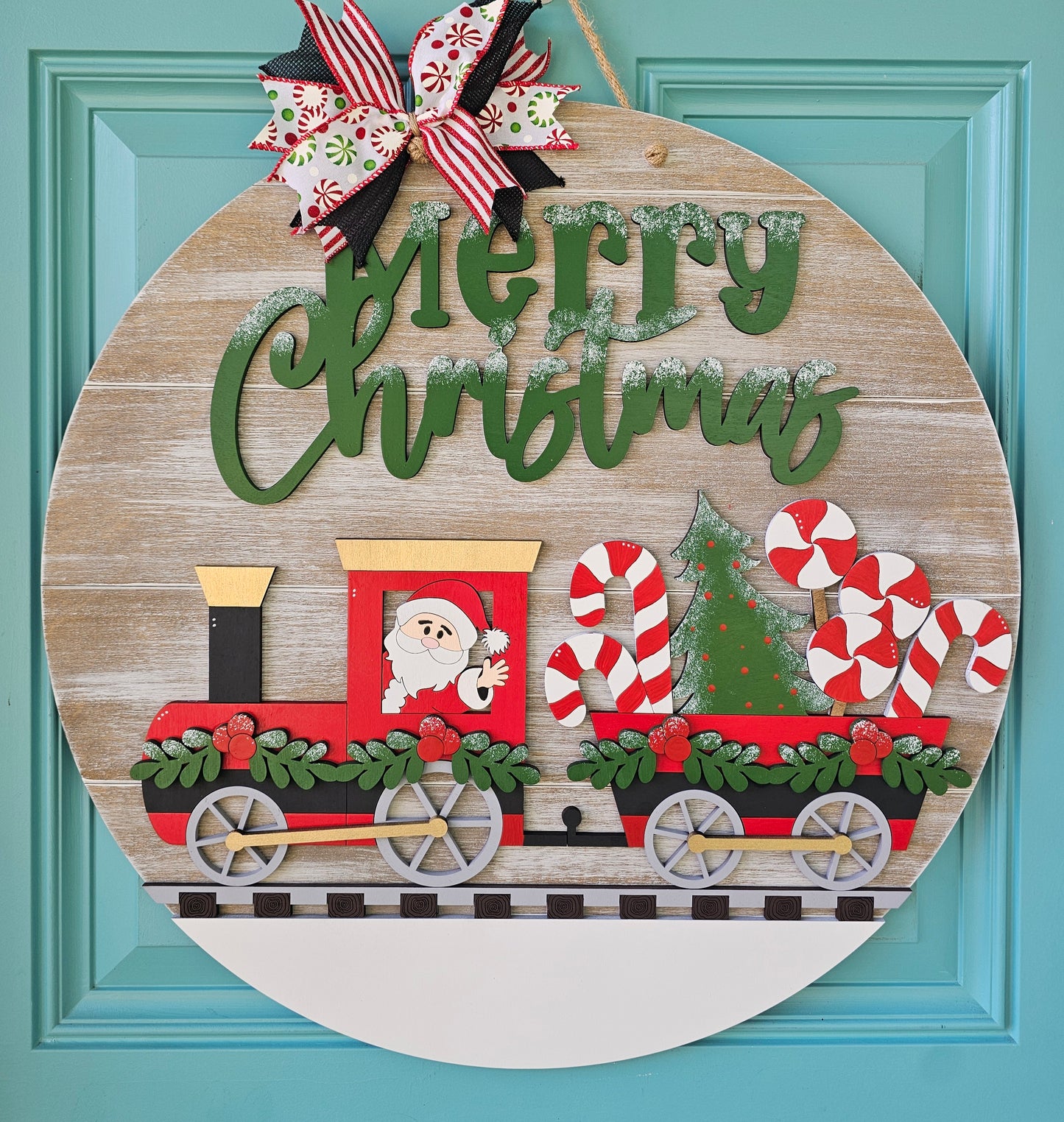 Christmas Train Door Hanger