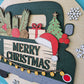 Merry Christmas Rustic Truck Door Hanger
