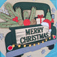 Merry Christmas Rustic Truck Door Hanger
