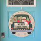 Merry Christmas Rustic Truck Door Hanger