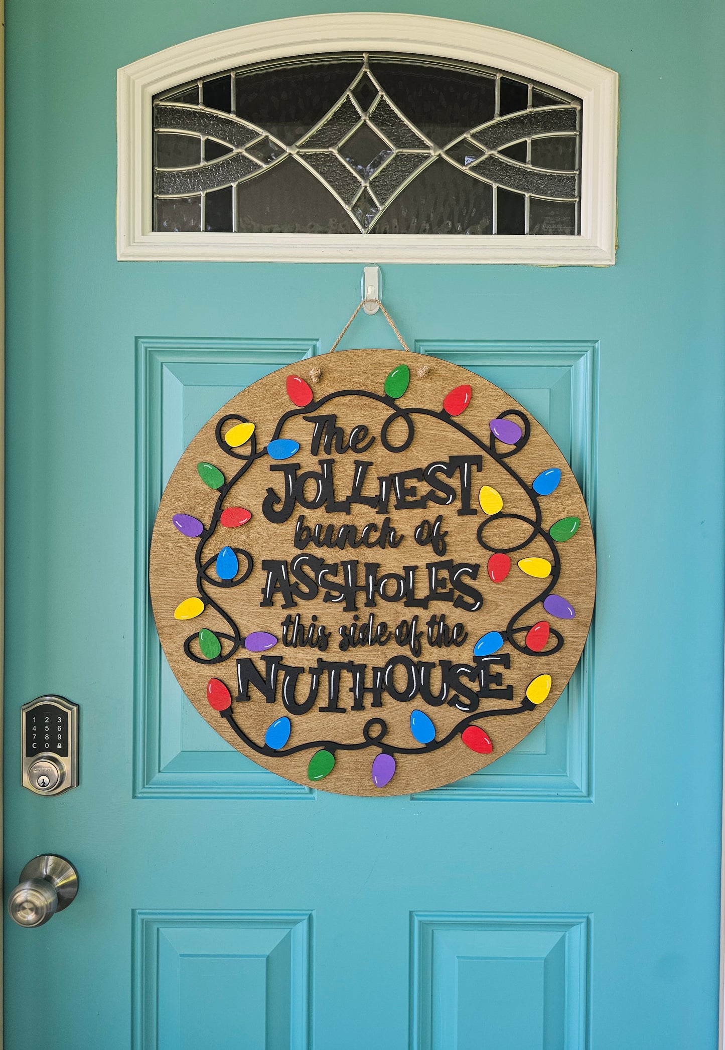 Jolliest Lights Door Hanger