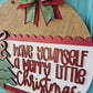 Merry Little Christmas Bow Door Hanger
