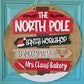 The North Pole Sign Door Hanger