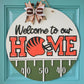 Welcome to Our Home Bengals Door Hanger