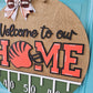 Welcome to Our Home Bengals Door Hanger