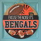 Excuse the Noise It's Bengals Season Door Hanger