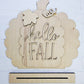 Freestanding Scalloped Pumpkin