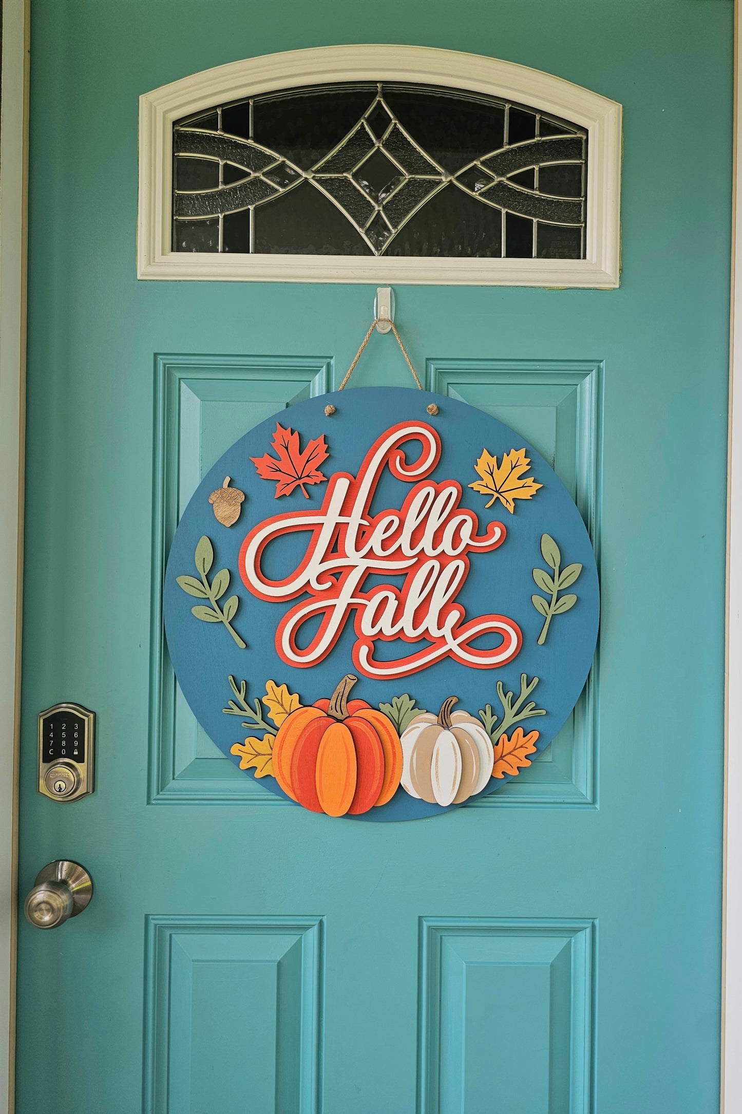 Hello Fall Bottom Pumpkins