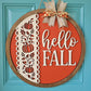 Hello Fall Lace Door Hanger