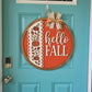Hello Fall Lace Door Hanger