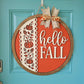 Hello Fall Lace Door Hanger