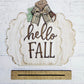 Freestanding Scalloped Pumpkin