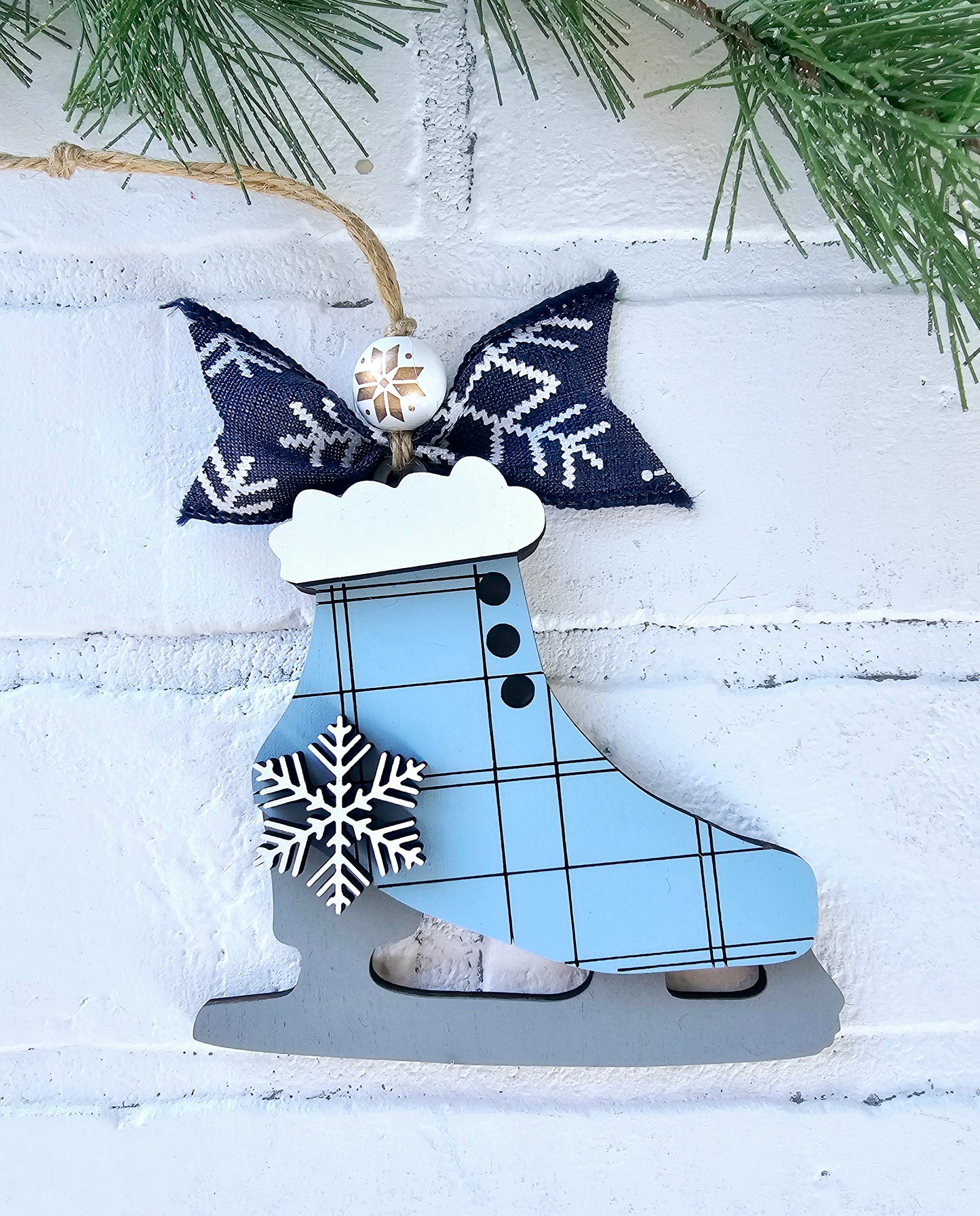 Ice Skate Ornament