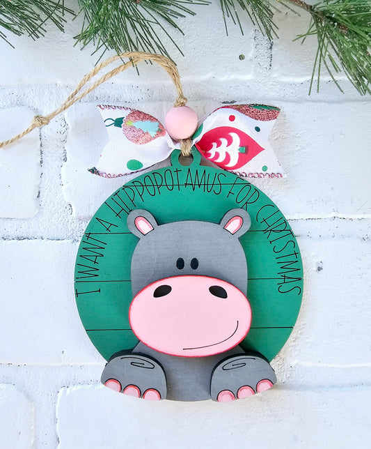 I want a Hippo Ornament