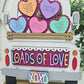 Valentine Conversation Heart Truck Inserts