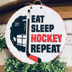 Eat Sleep Hockey Repeat