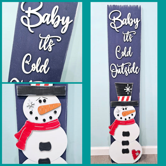 Snowman Porch Leaner-wholesale