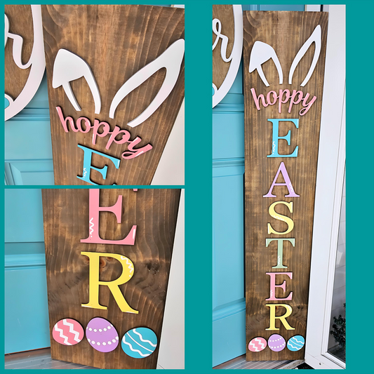 Hoppy Easter Porch Leaner-wholesale