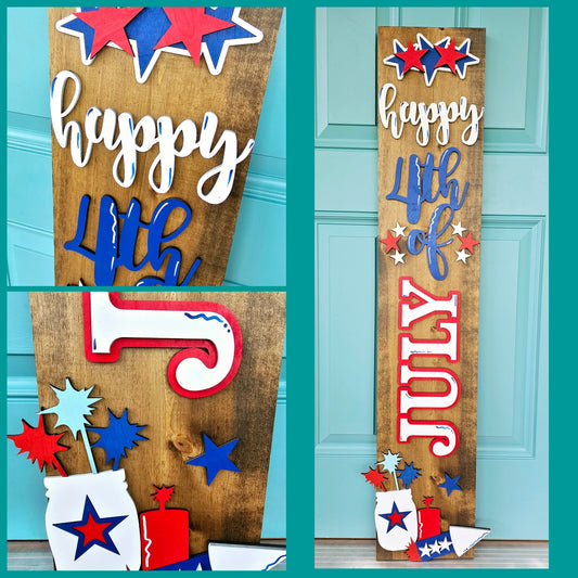 Happy 4th of July Porch Leaner- wholesale