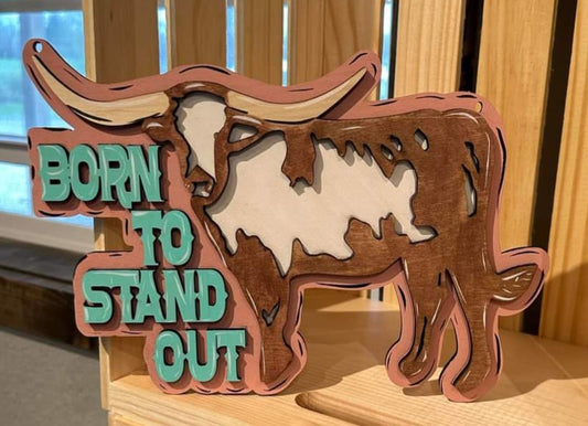 Born To Stand Out Cow