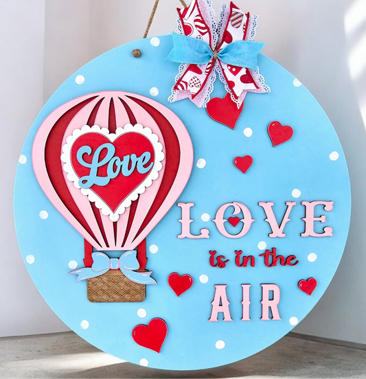 Love is in the Air Door Hanger