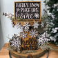 Snow Place Like Home Neutral Winter Tiered Tray Set