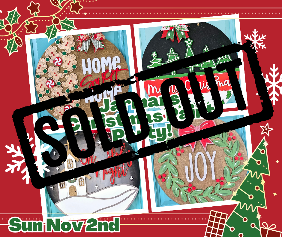 Jarmans Christmas Paint Party- Sun Nov 2nd