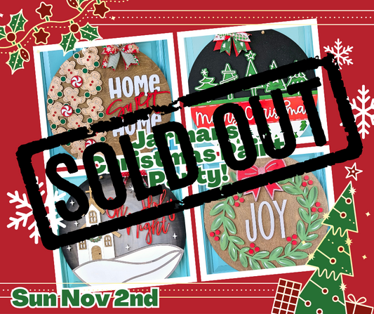 Jarmans Christmas Paint Party- Sun Nov 2nd