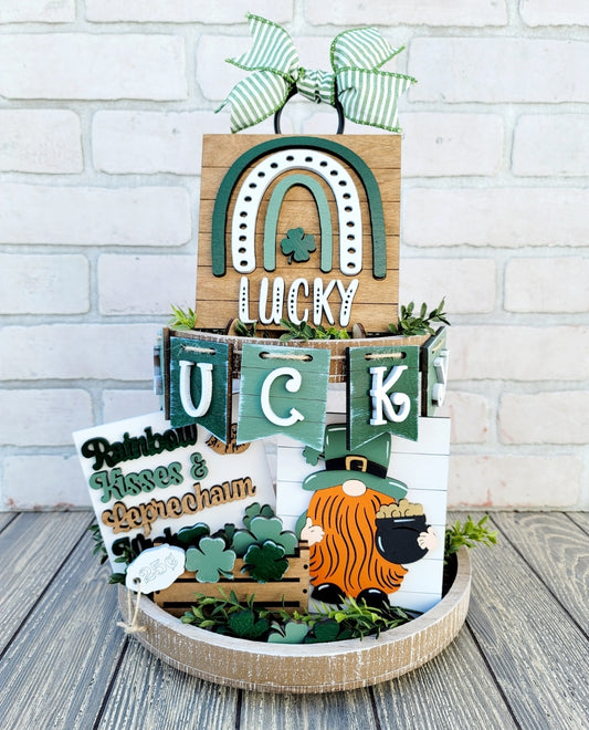 Leprechaun Tiered Tray Set