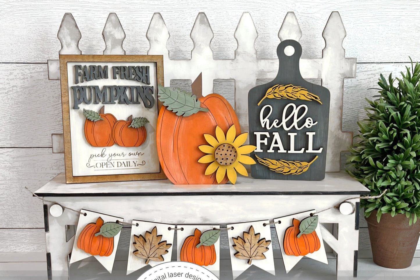 Pumpkin Bench Inserts