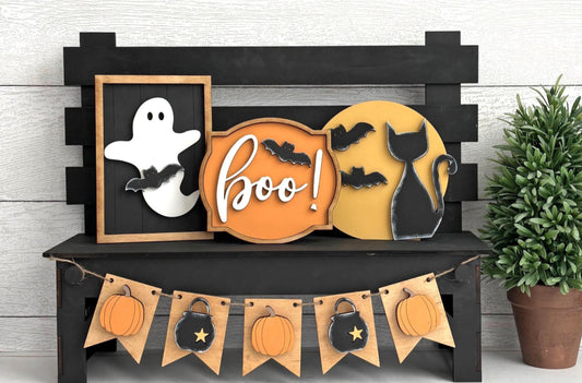 Halloween Bench Inserts