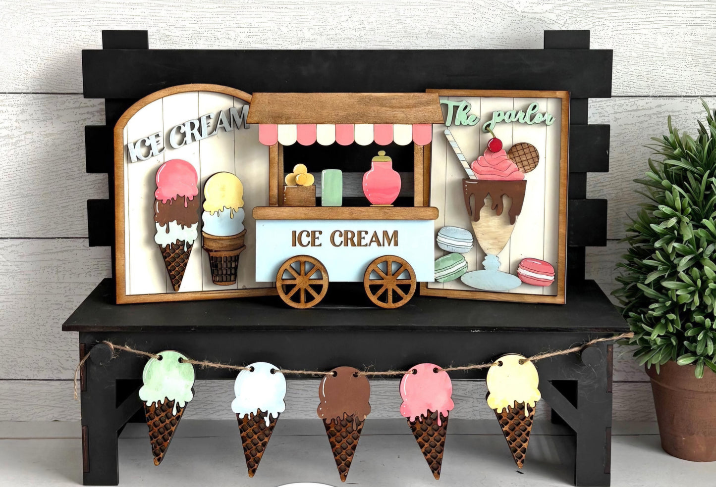 Ice Cream Bench Inserts