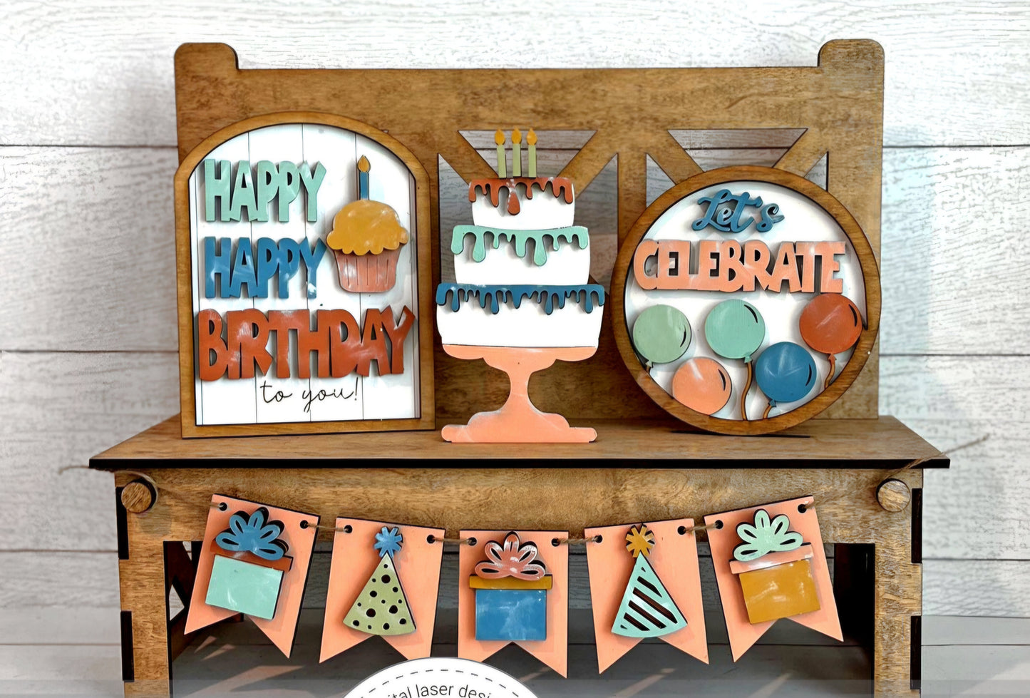 Birthday Bench Inserts