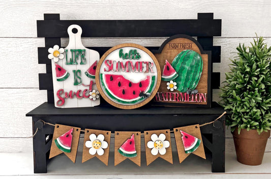 Watermelon Bench Inserts