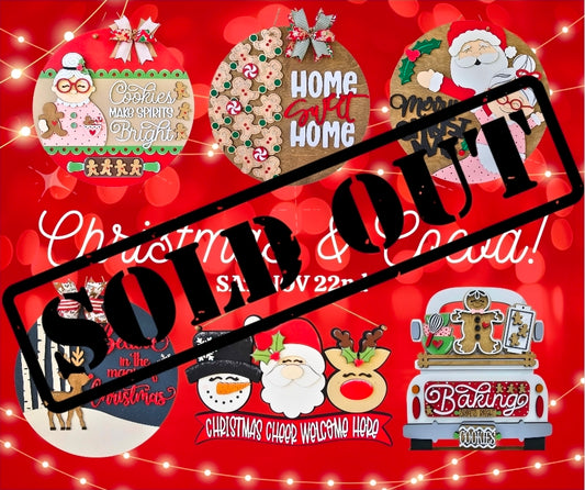 Christmas & Cocoa Paint Night! SAT Nov 22nd