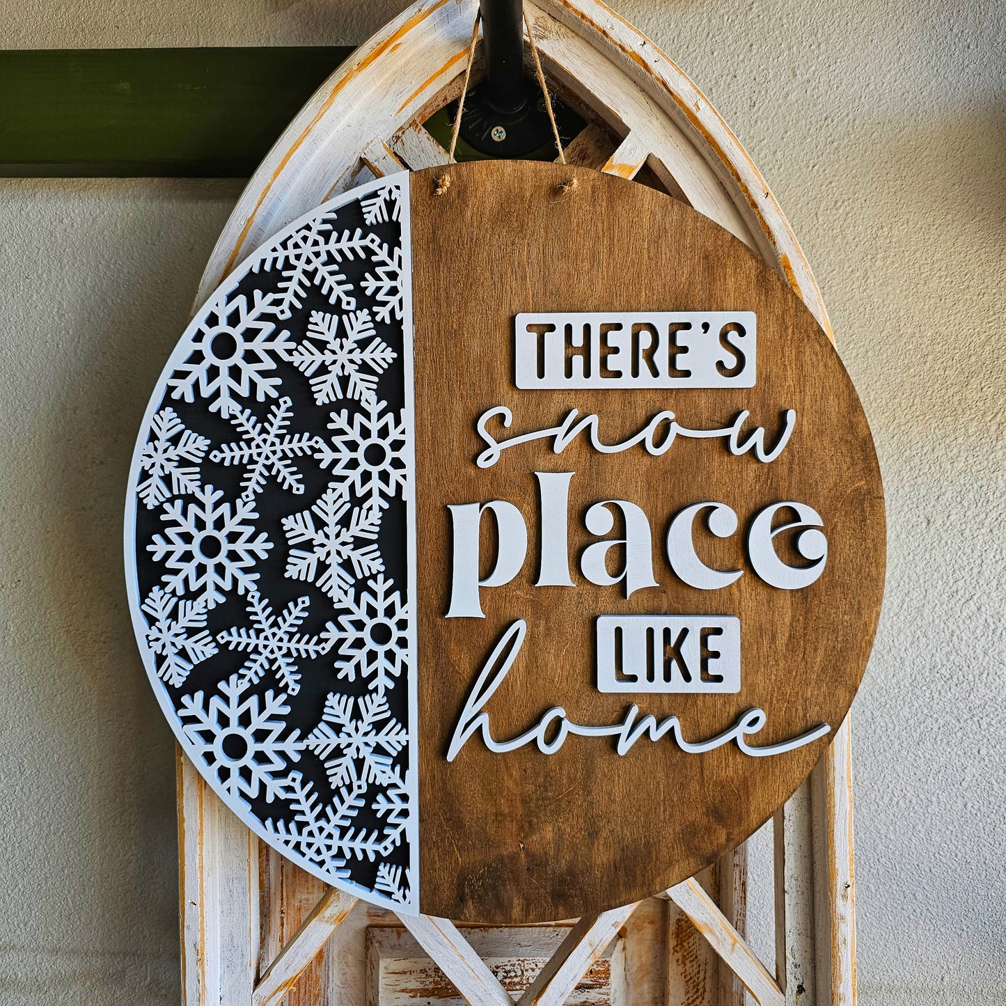 There's Snow Place Like Home Door Hanger