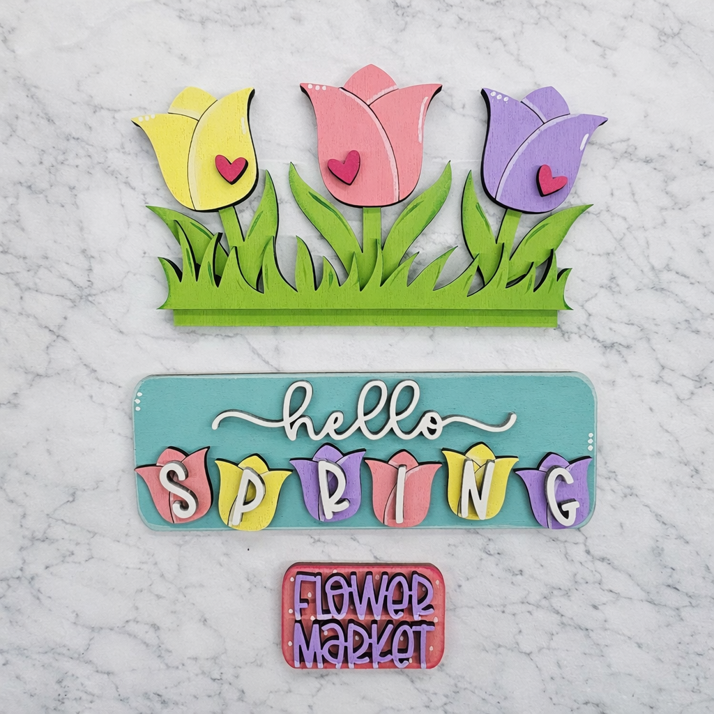 Spring Tulip Truck Inserts